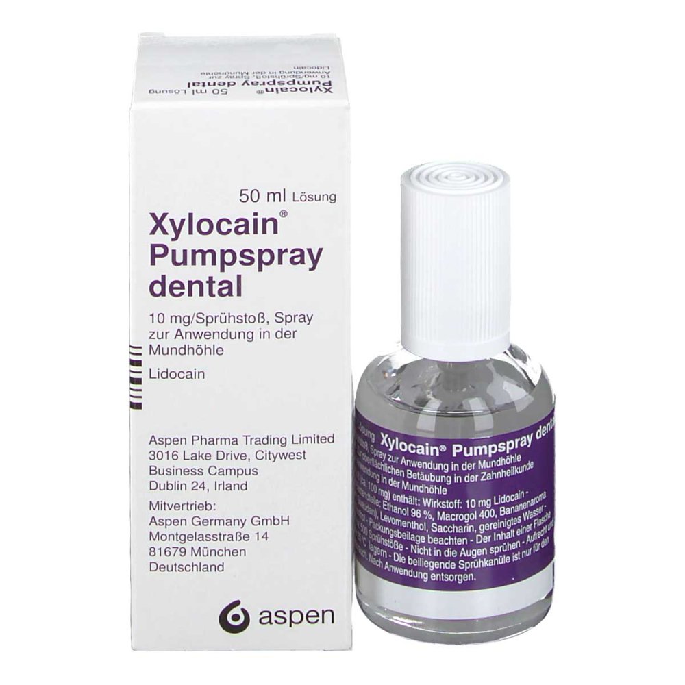 Aspen Germany GmbH Xylocain Pumpspray Dental 03839499