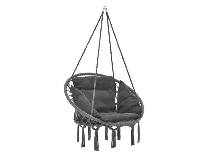 casa.pro Hängesessel Kailua, Dunkelgrau, 80x135x80 cm, Gartenmöbel, Gartenschaukeln, Hängesessel