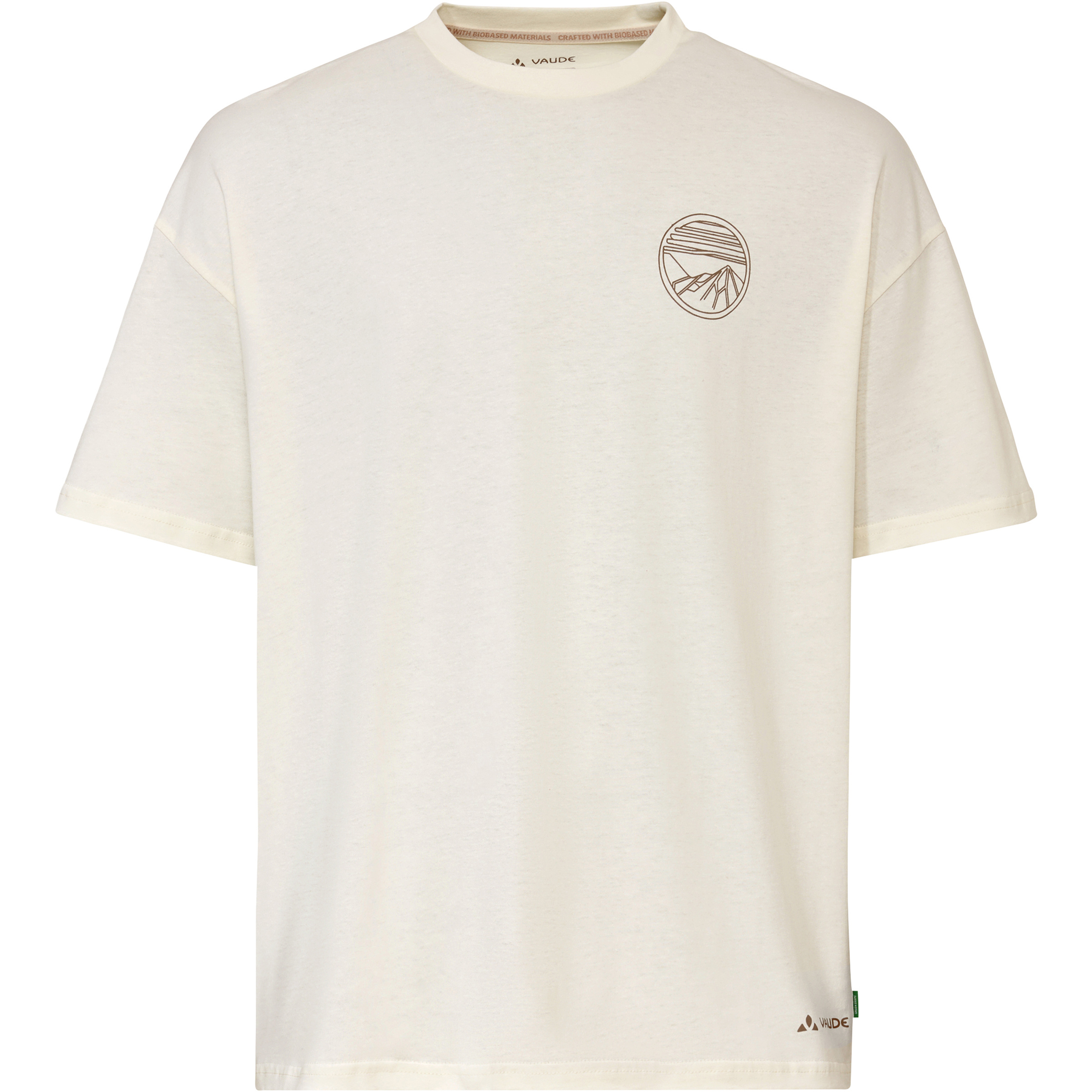 Vaude Cyclist Casual Herren T-Shirts weiss Größe L Mountainbike | Lifestyle | Gravel Hautfreundlich Lyocell (Tencel)