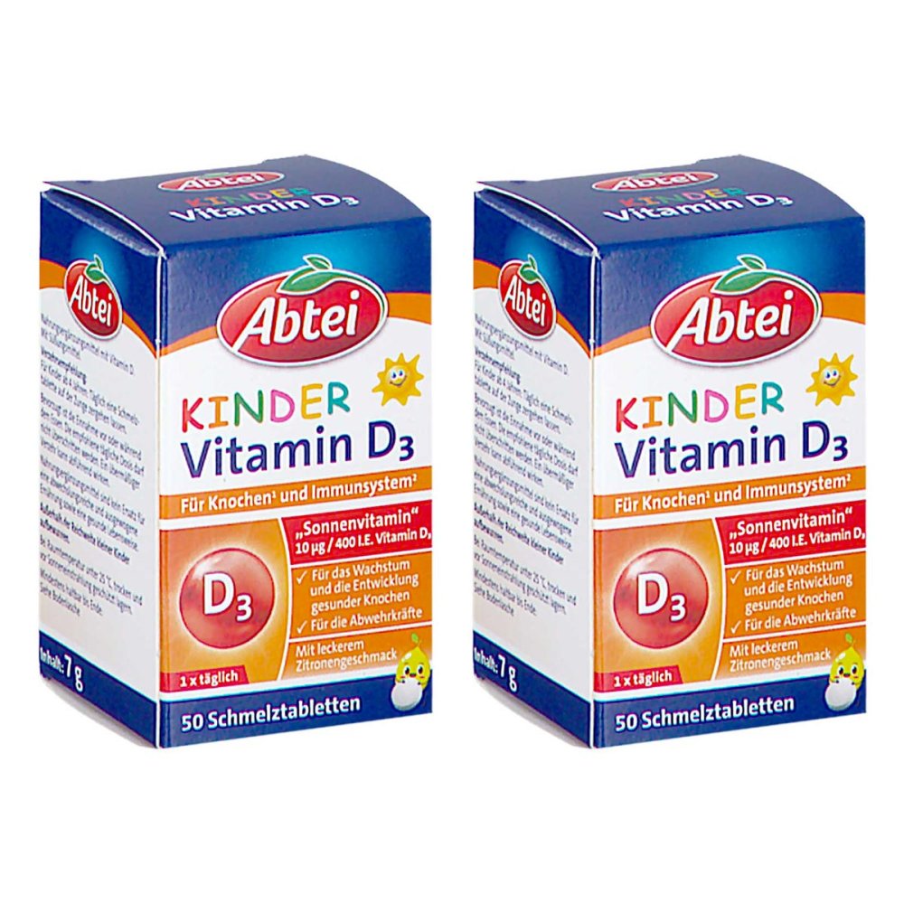 Perrigo Deutschland GmbH Abtei Kinder Vitamin D3 Schmelztabletten 08105120