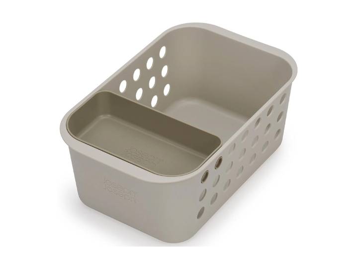 Badorganizer JOSEPH JOSEPH EasyStore, Ecru , beige, B:18,5cm H:11,3cm, Kunststoff, Aufbewahrungsboxen, Badorganizer