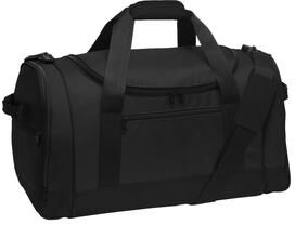 Port Authority BG800 Voyager Sports Duffel in Black size OSFA   Polyester