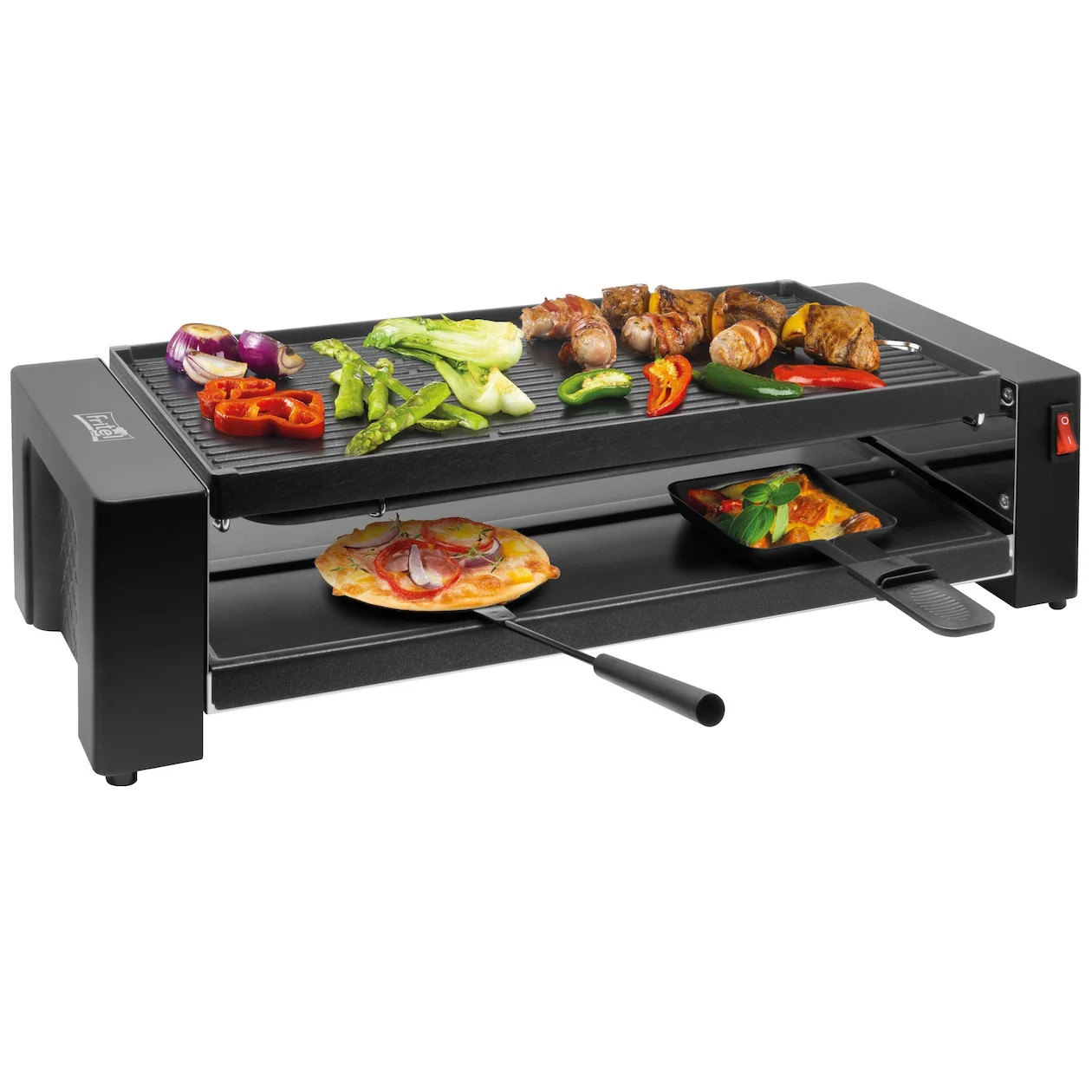 Fritel Gourmetstel PR3195 Racletteset Zwart