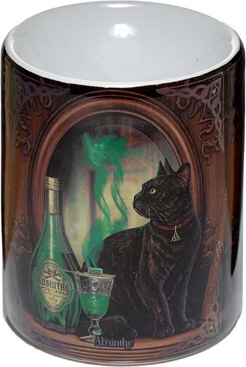 Lisa Parker Keramische Absinthe Cat Geurbrander