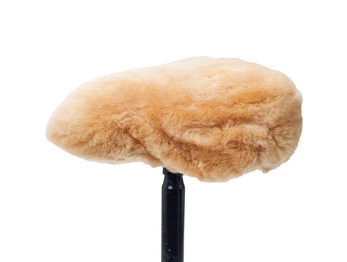Velo-Sattelbezug aus 100% Lammfell, natur