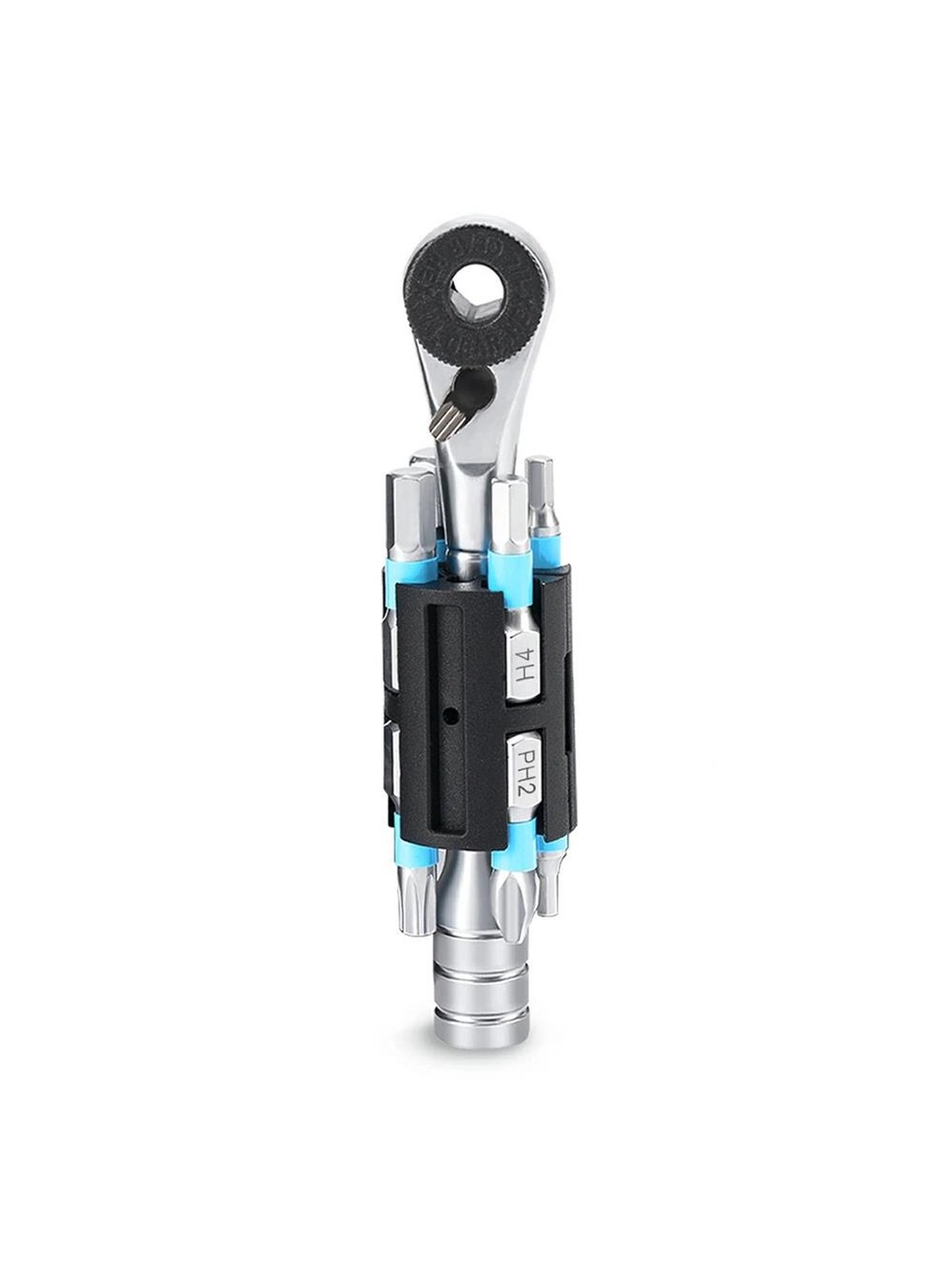 Rockbros TG-8601 Bicycle Multitool S2 Ratchet Cylindrical Housing - Black