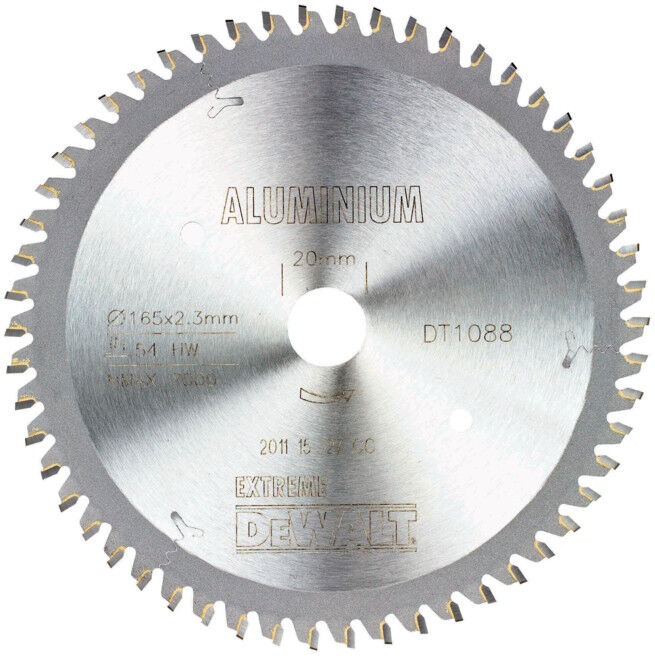 Scie circulaire manuelle à lame circulaire DEWALT 165/20 mm 54TFZ DT1088-QZ (DT1088-QZ)