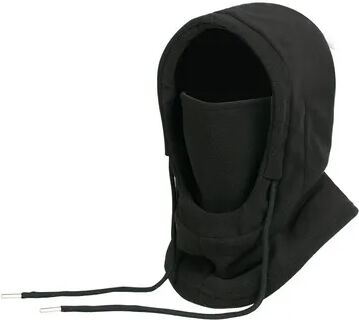 Uplift Essentials Hooded Winter Face Mask Balaclava For Cold Weather, Wind Protection And Warmth black