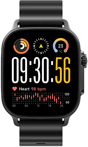 Smartwatch - realme Watch 5, AMOLED 1.97", Autonomía 14 días, NFC, GPS, IP68, Titanium Black
