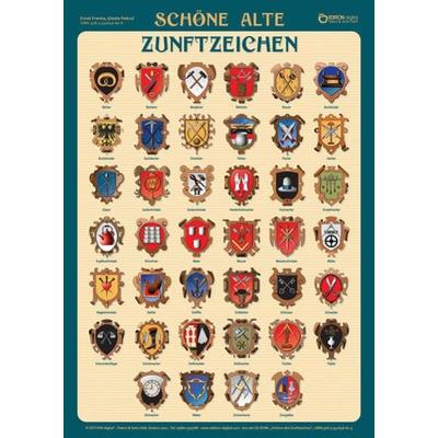 Schöne alte Zunftzeichen