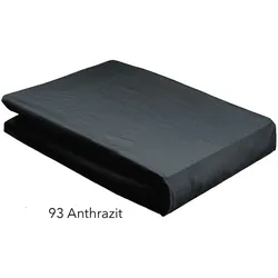 Elegante Spannbettlaken für Topper - 180-200cm 93 anthrazit