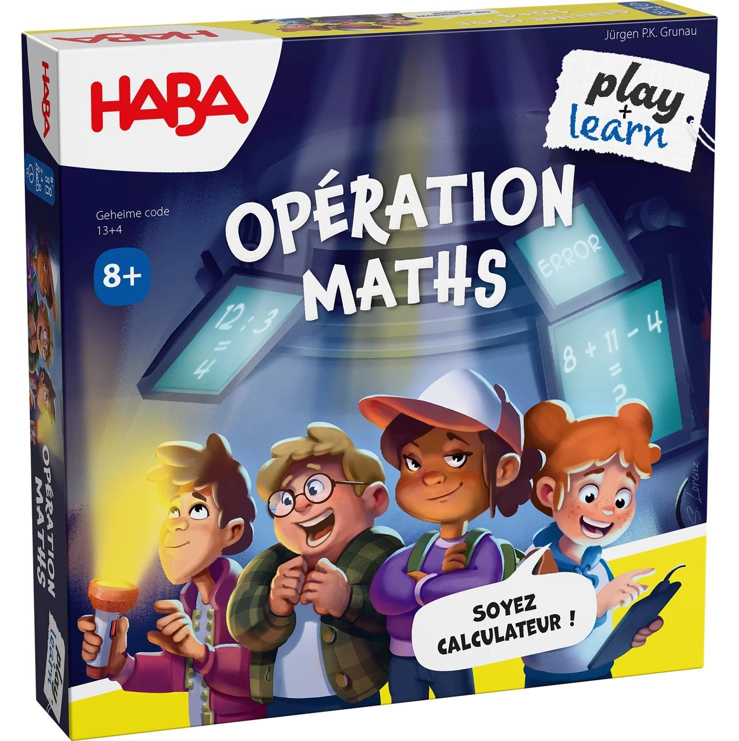 Haba Leer- en spelset Operatie Wiskunde - kleurrijk rekenspel voor kinderen