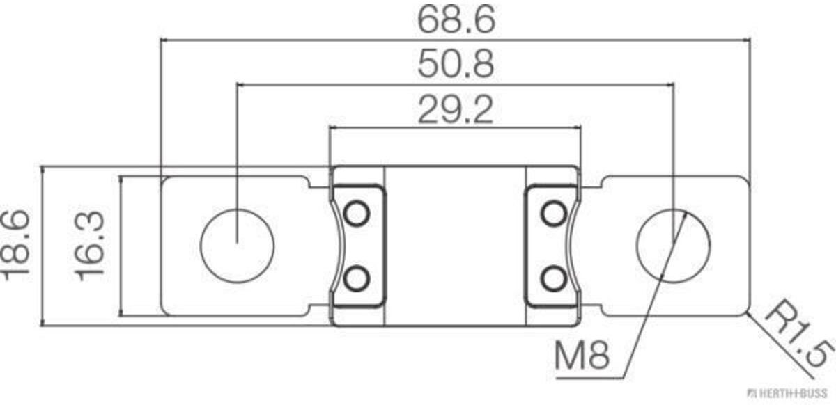 Sicherung HERTH+BUSS ELPARTS 50295841