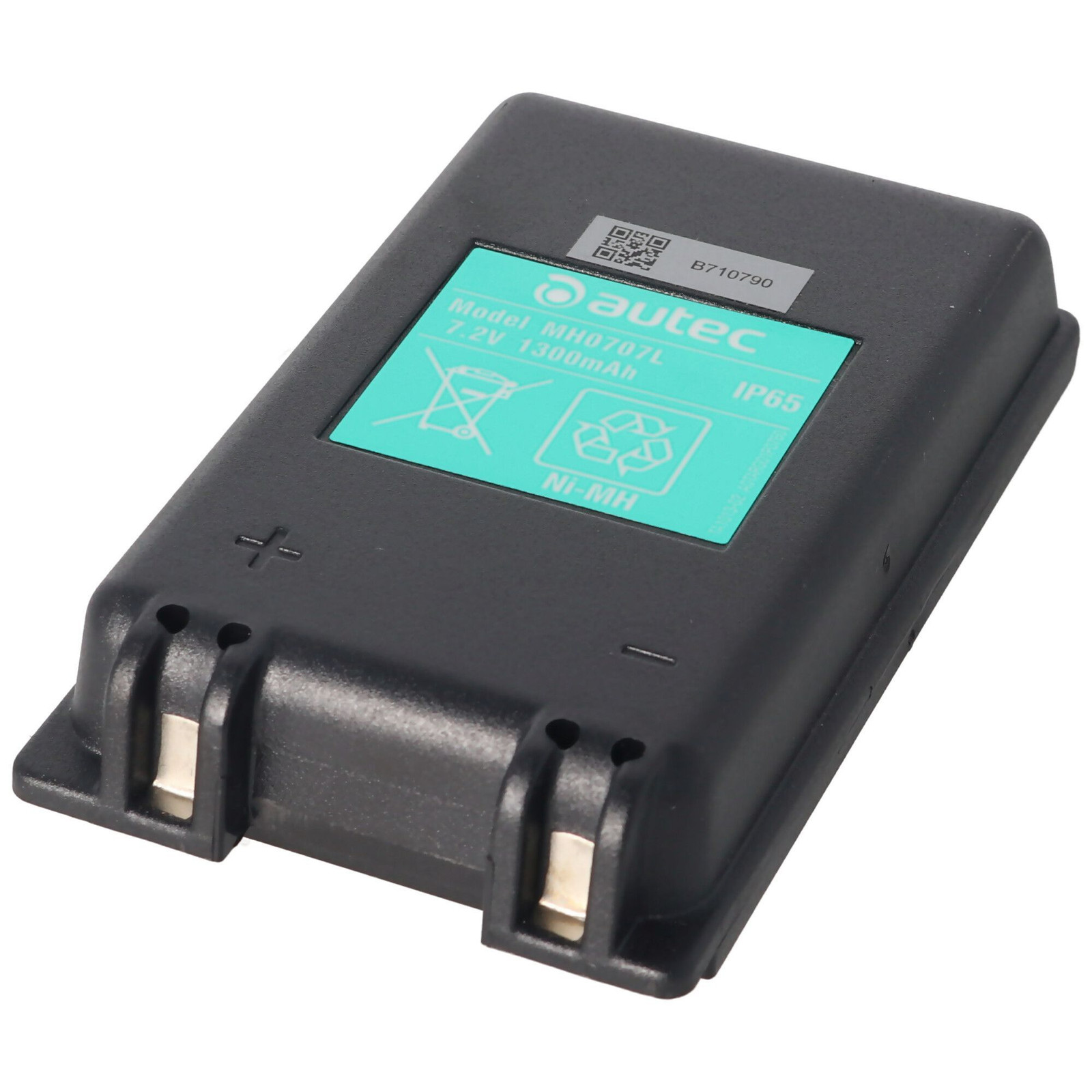 Crane Autec MH0707L NiMH batterij 7.2V 1300mAh - L: 107 mm, B: 66 mm, H: 21 mm