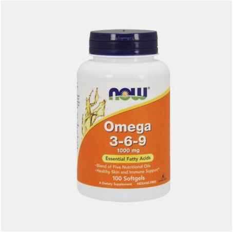 NOW OMEGA 3-6-9 1000mg 100 CAPSULAS