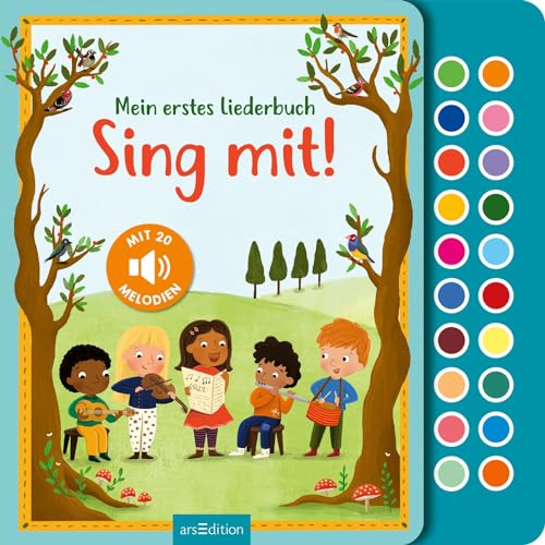 Sing mit!: Mein erstes Liederbuch Hochwertiges Liederbuch mit leicht auslösbaren Melodien von 20 beliebten Kinderliedern zum Hören und Mitsingen - Preis vom 15.10.2026 23:06:25 h