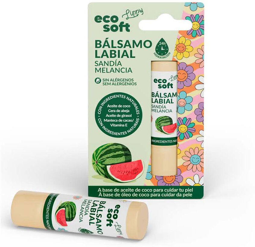Eco Soft Lippy bálsamo labial sandía 1 u