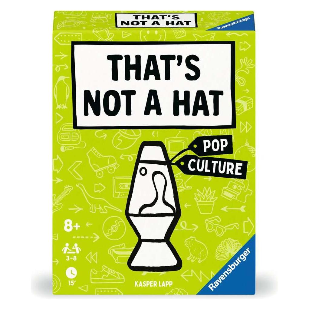 Ravensburger That's not a hat - Pop Culture (Deutsch, Englisch, Französisch, Italienisch, Niederländisch, Portugiesisch, Spanisch, 3 - 8 Spieler) (22589)