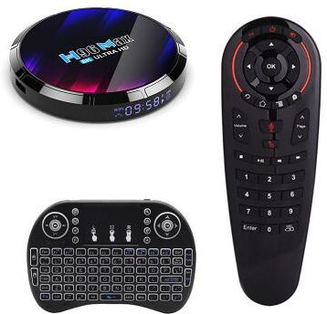 LightInthebox Android 13.0 TV Box H96 Max, RK3528 Quad-Core 8K UHD Smart Streaming Media Player, WiFi 6 Dual 2.4G/5G, BT, 3D, OTA, Support Airplay/DLNA/Miracast