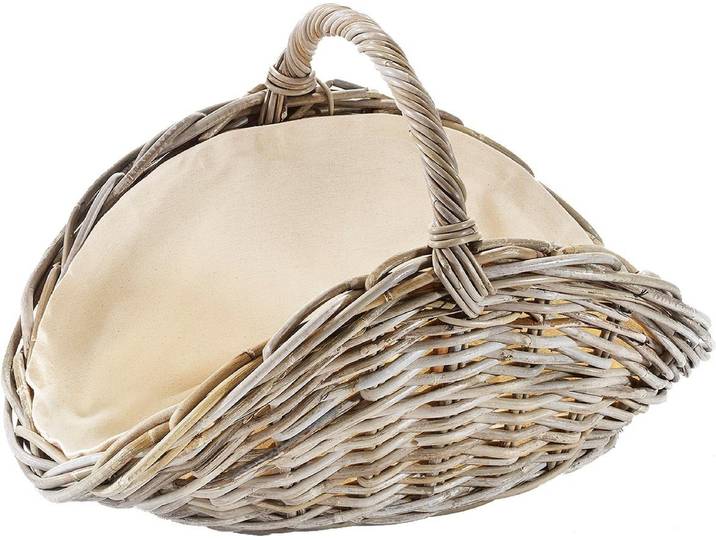Aufbewahrungskorb LOCKER, beige (natur), B:62cm H:38cm T:39cm, Rattan, Aufbewahrungsboxen, Aufbewahrungskorb