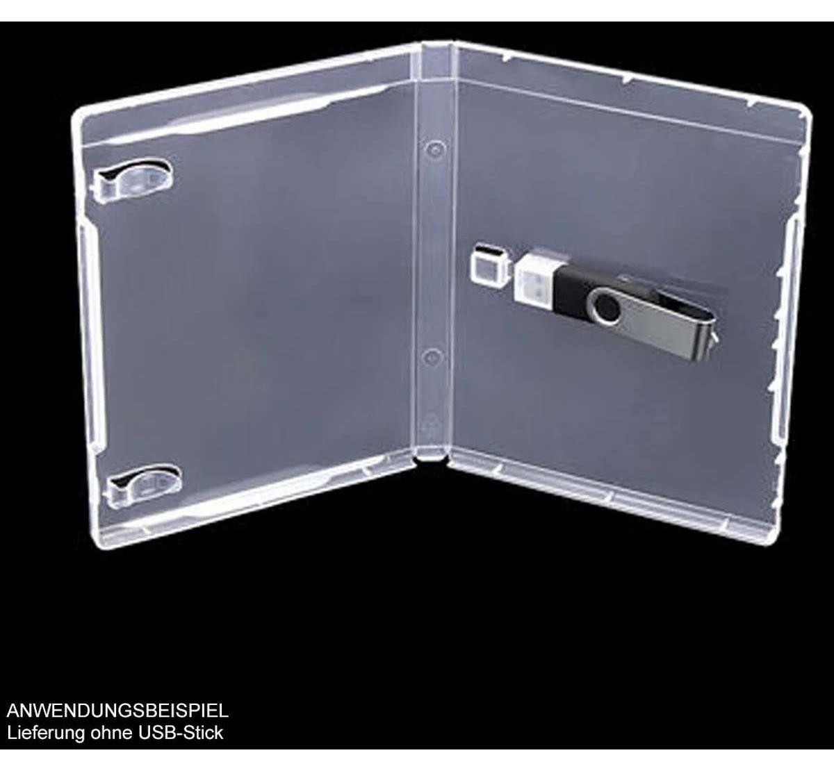 MediaRange leren hoes voor USB-stick en BD, 170 x 135 mm