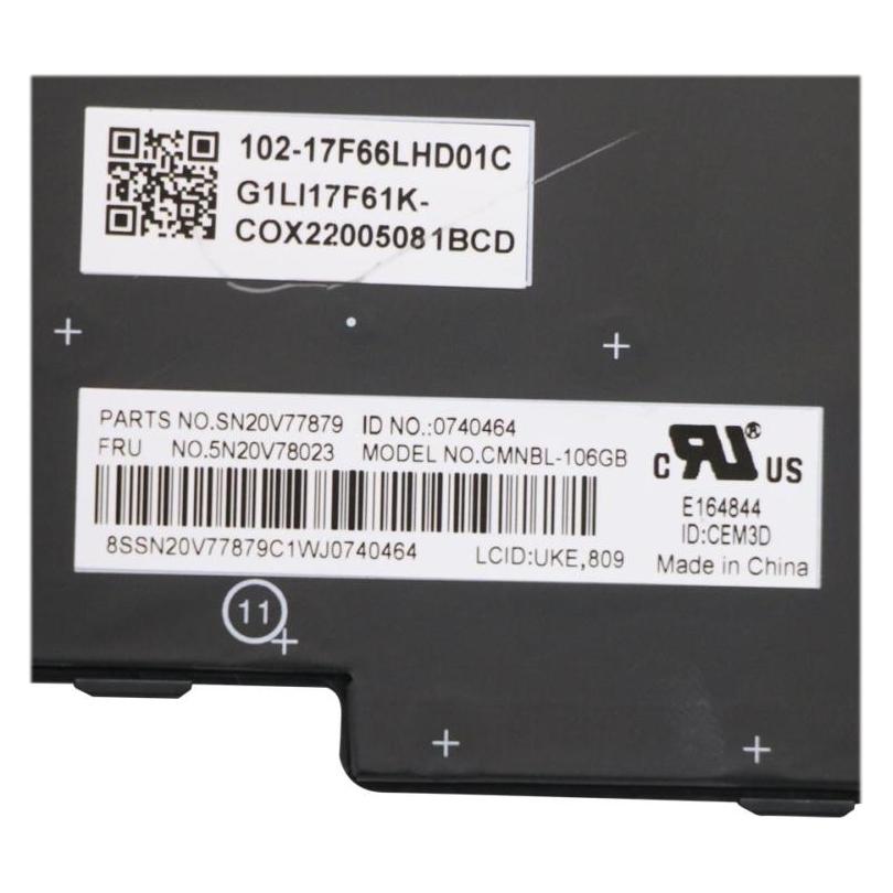 Lenovo CMNM-CS20,BK-BL,CHY,UKE (5N20V78023)