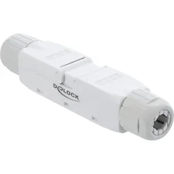 DELOCK 91126 - Netzwerk RJ45 Verbinder werkzeugfrei Cat.6a ungeschirmt