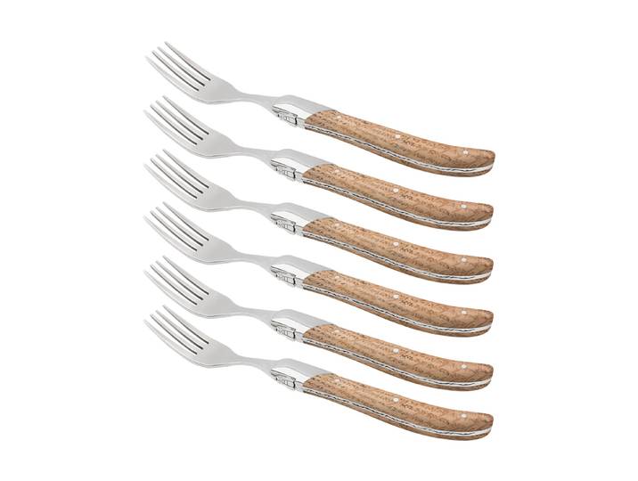 Hâws Couteaux à steak Laguiole By Hâws, lot de 6 Oak