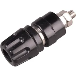 PKI 10A SW - Polklemme, 4 mm, schwarz