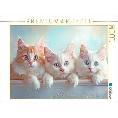 CALVENDO Puzzle Katzenkinder | 1000 Teile Lege-Größe 64x48cm Foto-Puzzle für glückliche Stunden