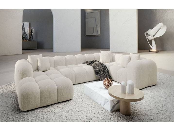 Stoff Wohnlandschaft Formentera U-Form