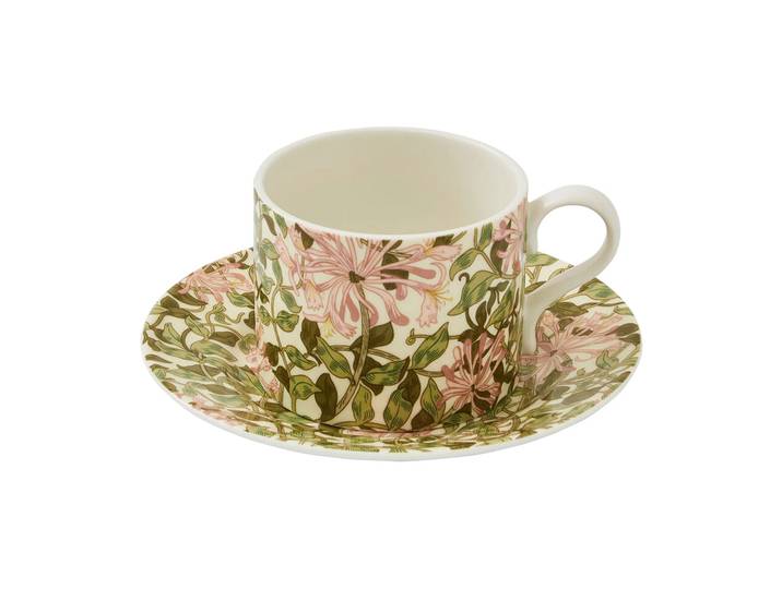 Spode Tasse à thé avec soucoupe Honeysuckle 28 cl Multi