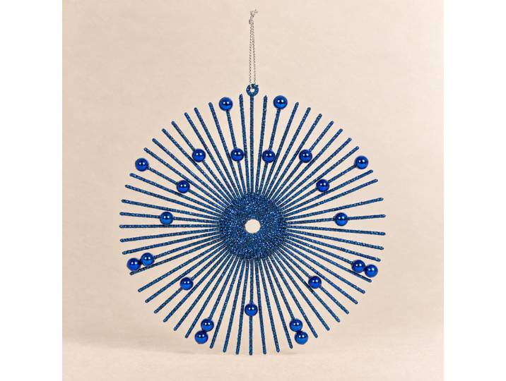 Weihnachtsschmuck „Blaue Sonne“