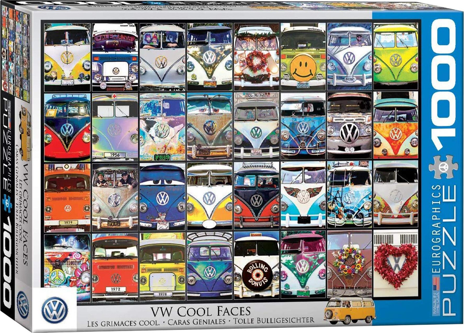 Sonstige Verlage VW Cool Faces Puzzel met 1000 stukjes