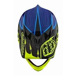 TROY LEE DESIGNS D3 HELMVISIER (CM), CORONA, FLO YELLOW/BLUE