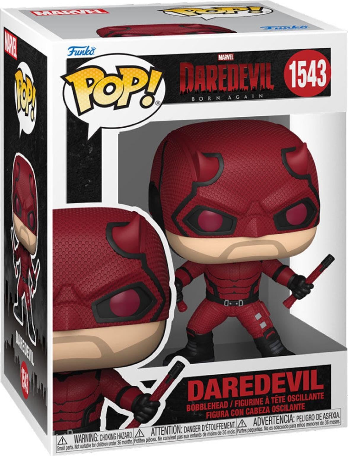 Funko Pop Culture Marvel Daredevil TV Matt Murdock Bobble Head figuur