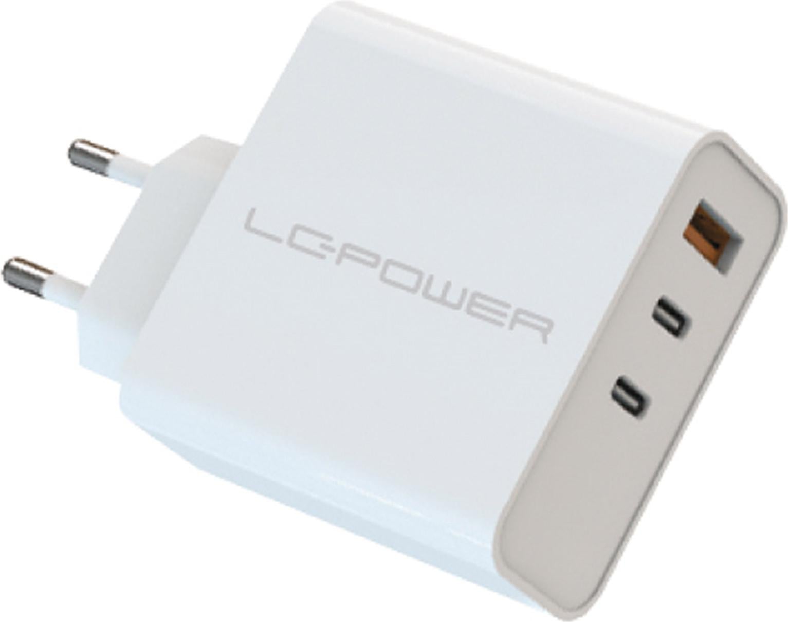 LC-Power LC-GAN-65 USB-ladegerät 65W voor USB-C en USB-A apparaten