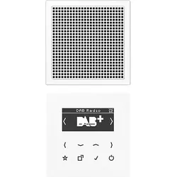 JUNG Smart DAB+ Digitalradio Set Mono 1LS DAB LS1 WW