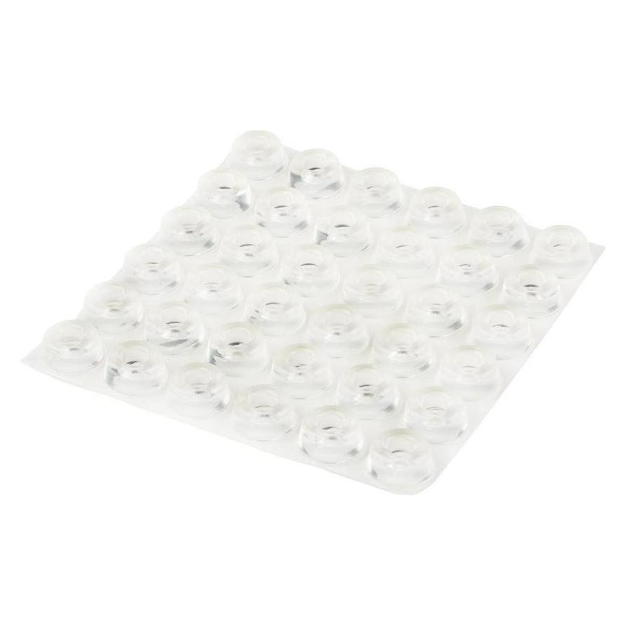 RS PRO Clear stick on, 10.2mm H x 22.3mm Dia (1735958)