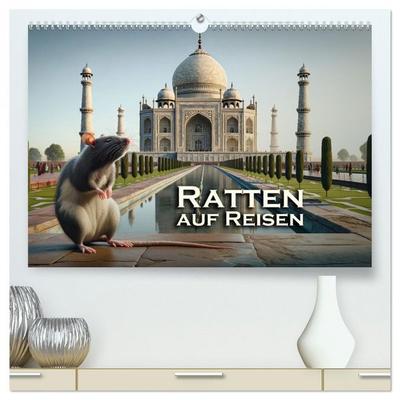 Ratten auf Reisen (hochwertiger Premium Wandkalender 2026 DIN A2 quer), Kunstdruck in Hochglanz
