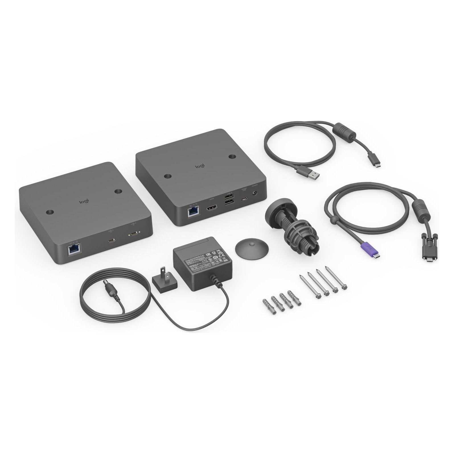 Logitech Extend Bring your own meeting to the video conferencing room via a single USB-C cable (952-000199)
