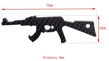 The Handy Homestead Carbon Fiber Tactical Beer & Wine Bottle Opener ak47
