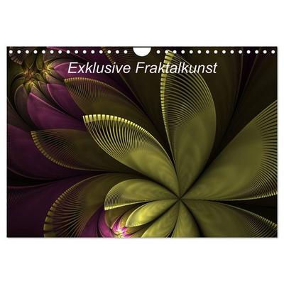 Exklusive Fraktalkunst / AT-Version (Wandkalender 2026 DIN A4 quer), CALVENDO Monatskalender