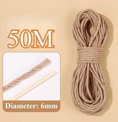 Inspired Finds Natural Sisal Cat Scratching Rope For Cat Trees, Climbing Frames & DIY Repairs 0.24in 164.04ft