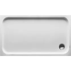 Duravit rechteck Duschwanne „D-Code“ 130 × 75 cm mit Antislip, ohne Oberflächenveredelung, in Weiß