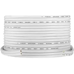 Fusion Højttalerledning 2x1.5mm2 (100 m, 1.30 mm2), Lautsprecherkabel, Weiss