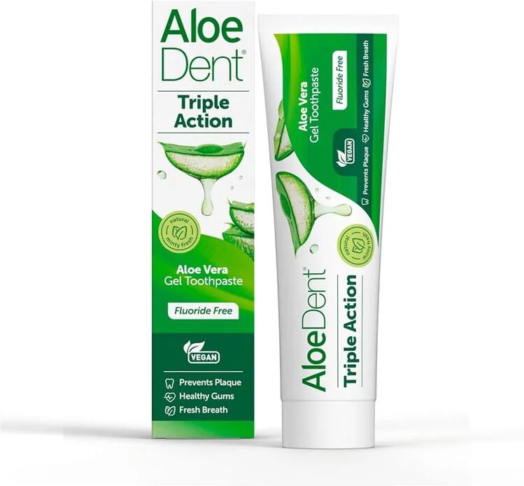 Optima Aloedent Dentífrico Aloe Vera Coco Sem Flúor 100 ml