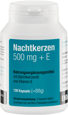 ENDIMA Vertriebsgesellschaft mbH NACHTKERZEN 500 mg+E Kapseln 88 g 07245644