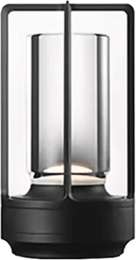Inspire Essentials AuraShine Crystal Touch Table Lamp black