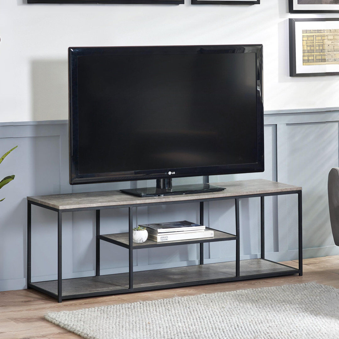Borough Wharf Chew Tv Unit Concrete Grey 50"